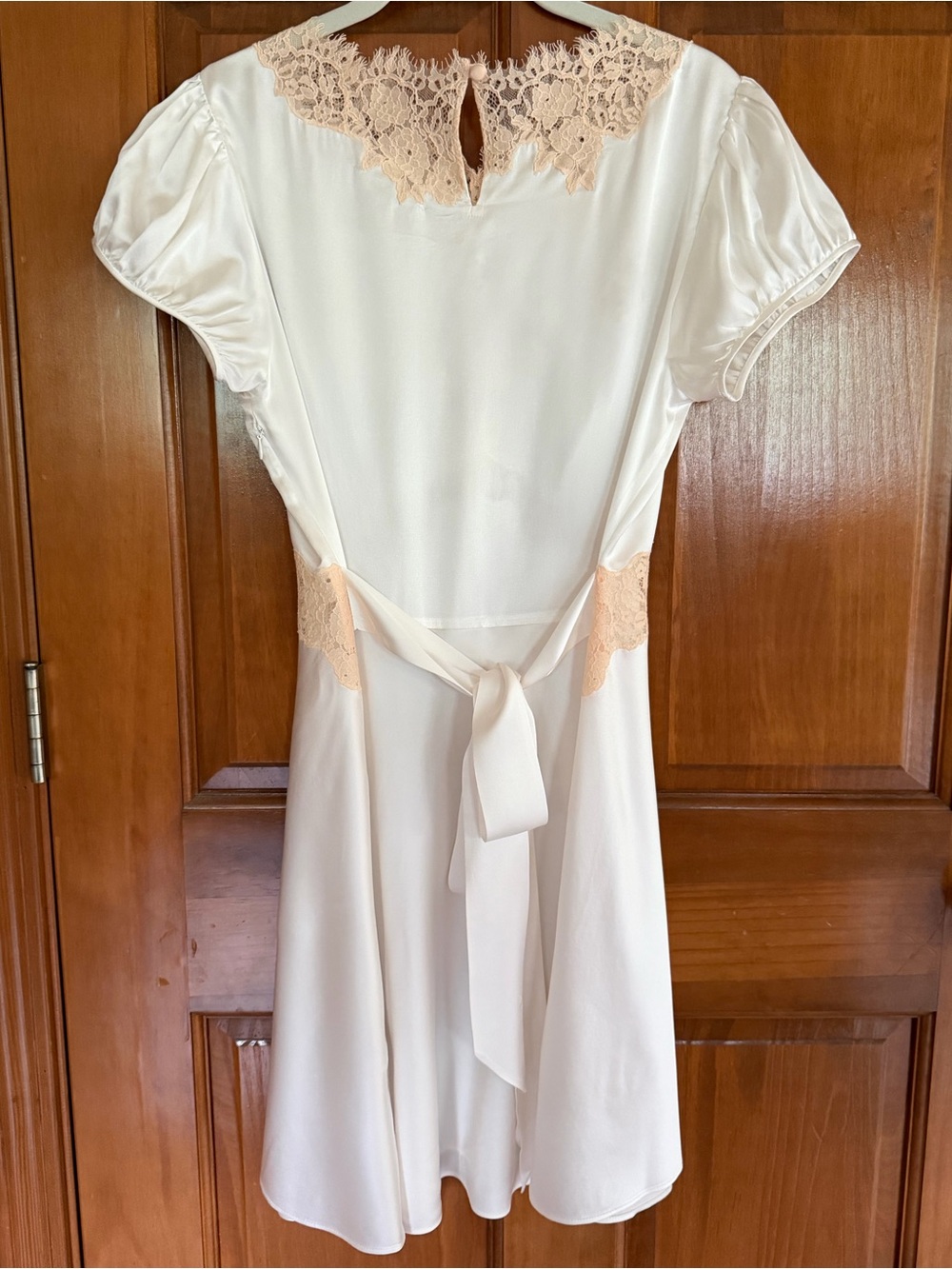 DOEN -Salt and Peach Lace- Junia Dress M - Picture 5 of 8